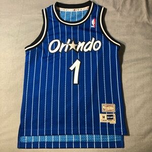 NBA Penny Hardaway #1 Orlando Magic Hardwood Classics Jersey EUC Youth Sz M +2
